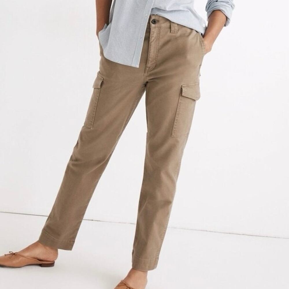 Madewell Classic Straight Cargo Pants Y2k Military Gorpcore Size 27 utility